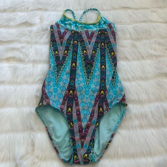 Gossip Girl Cherokee Print One Piece Swimsuit (10) - Picture 1 of 5